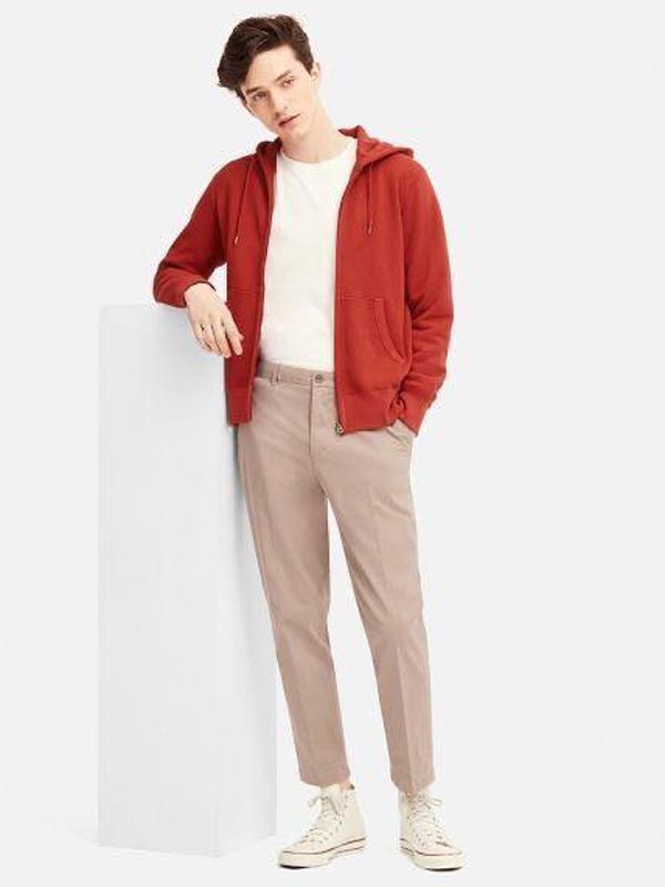 Quần Kaki Nam EZY COTTON RELAXED FIT ANKLE PANTS - SIZE 29-30-31-32-33-34