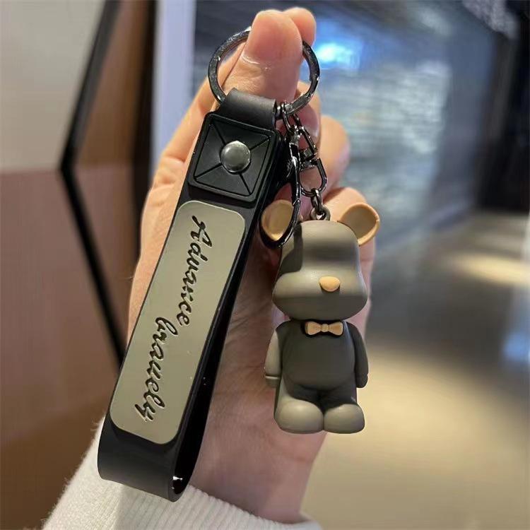 Móc khóa gấu bearbrick cao cấp dễ thương nhiều màu sắc MK14 - Rockcow