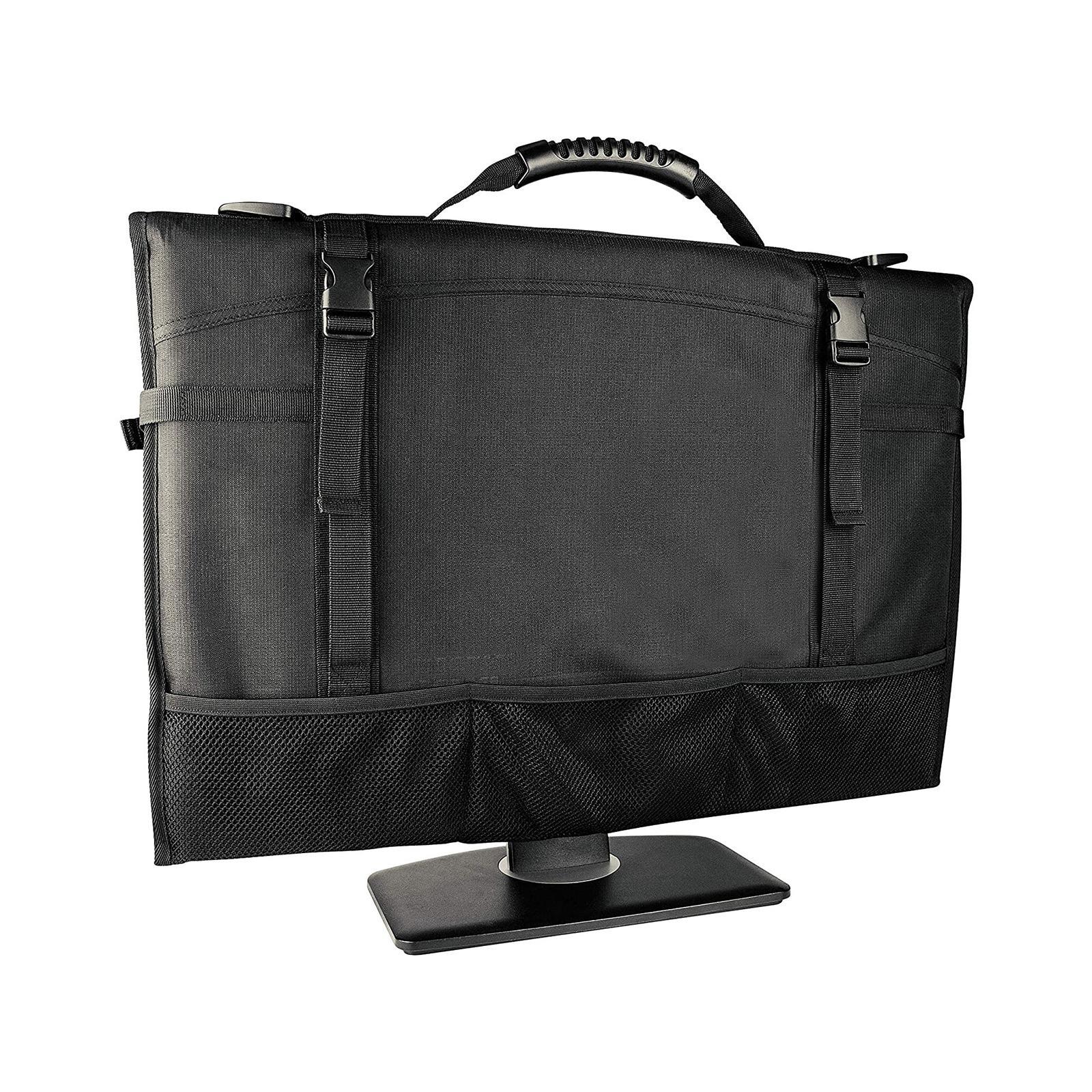 Travel Carrying Case Desktop Computer Monitor Monitor Dust Cover with Handle