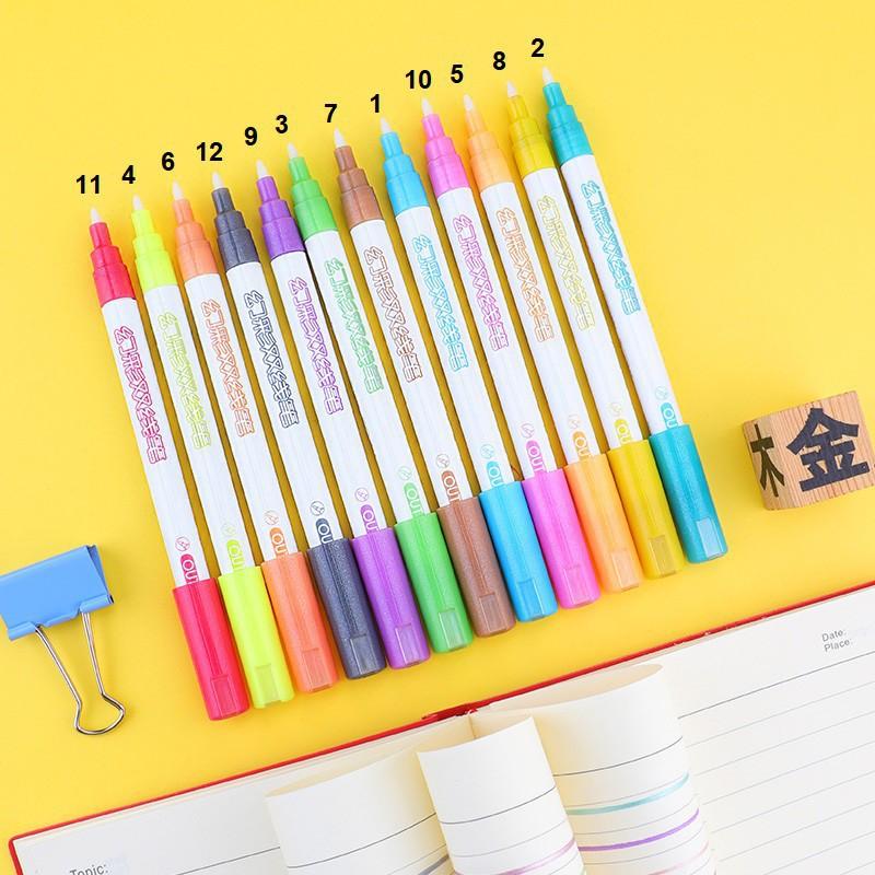 Bút Màu Ánh Nhủ Outline Pen Highlight Marker BAOKE - MP4909