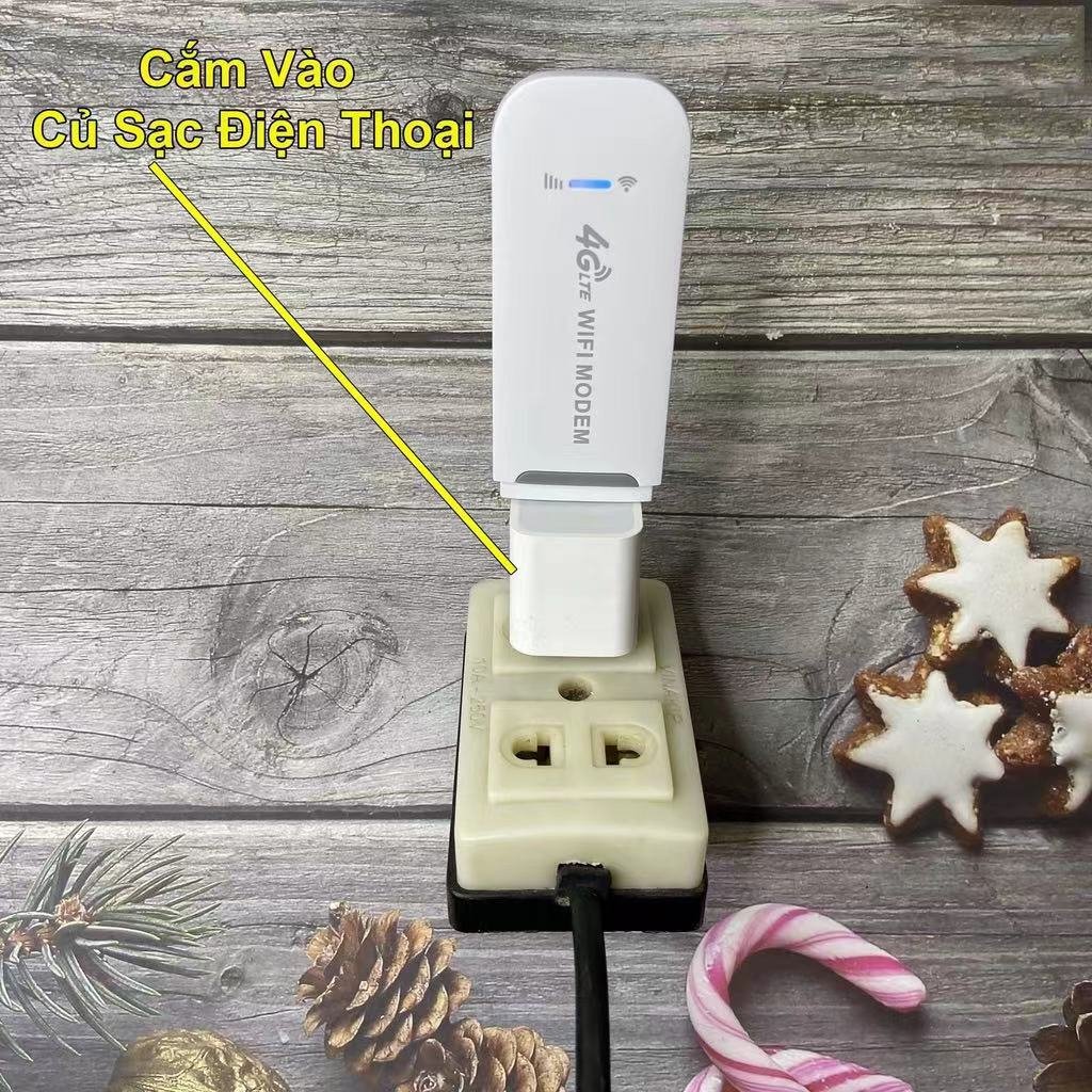 Usb 4G Lte Phát Wifi Từ Sim 3G/4G Dùng Được Tất Cả Nhà Mạng 150Mbps