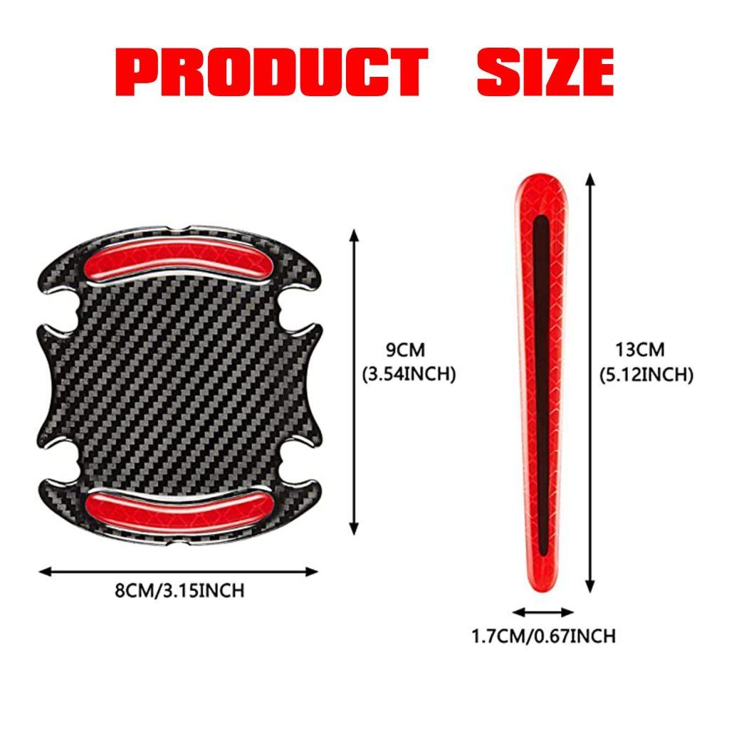 Bộ 10 Miếng Dán Silicone Trong Suốt Chống Xước Hõm Cửa Và Tay Nắm Cửa hõm cửa Nội thất Ô Tô - 4 miếng dán tay cửa