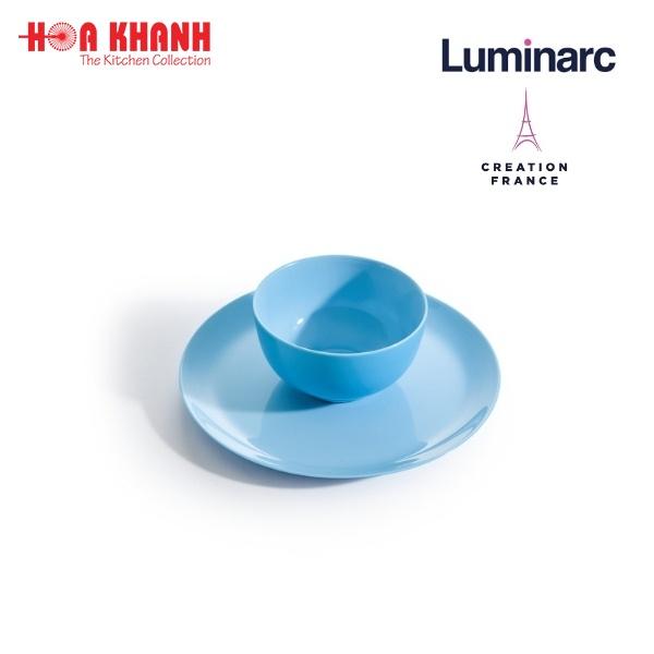Chén Thủy Tinh Luminarc Diwali Light Blue 12cm - P9203 - Bộ 6 chén