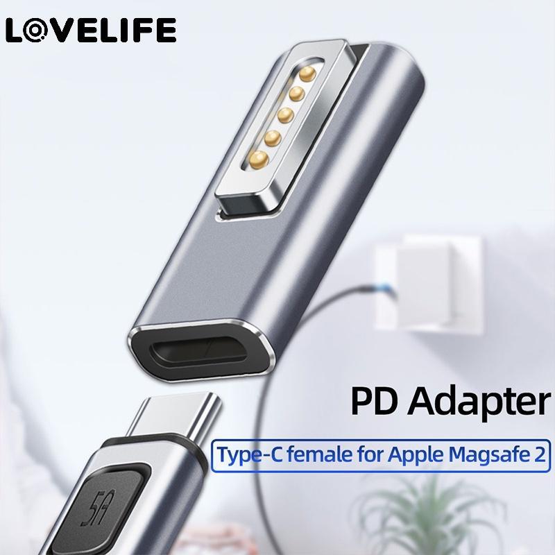 Cáp Sạc Nhanh Chuyển Đổi Type C Sang Magsafe 2 PD Type C Cho MacBook Air & Pro
