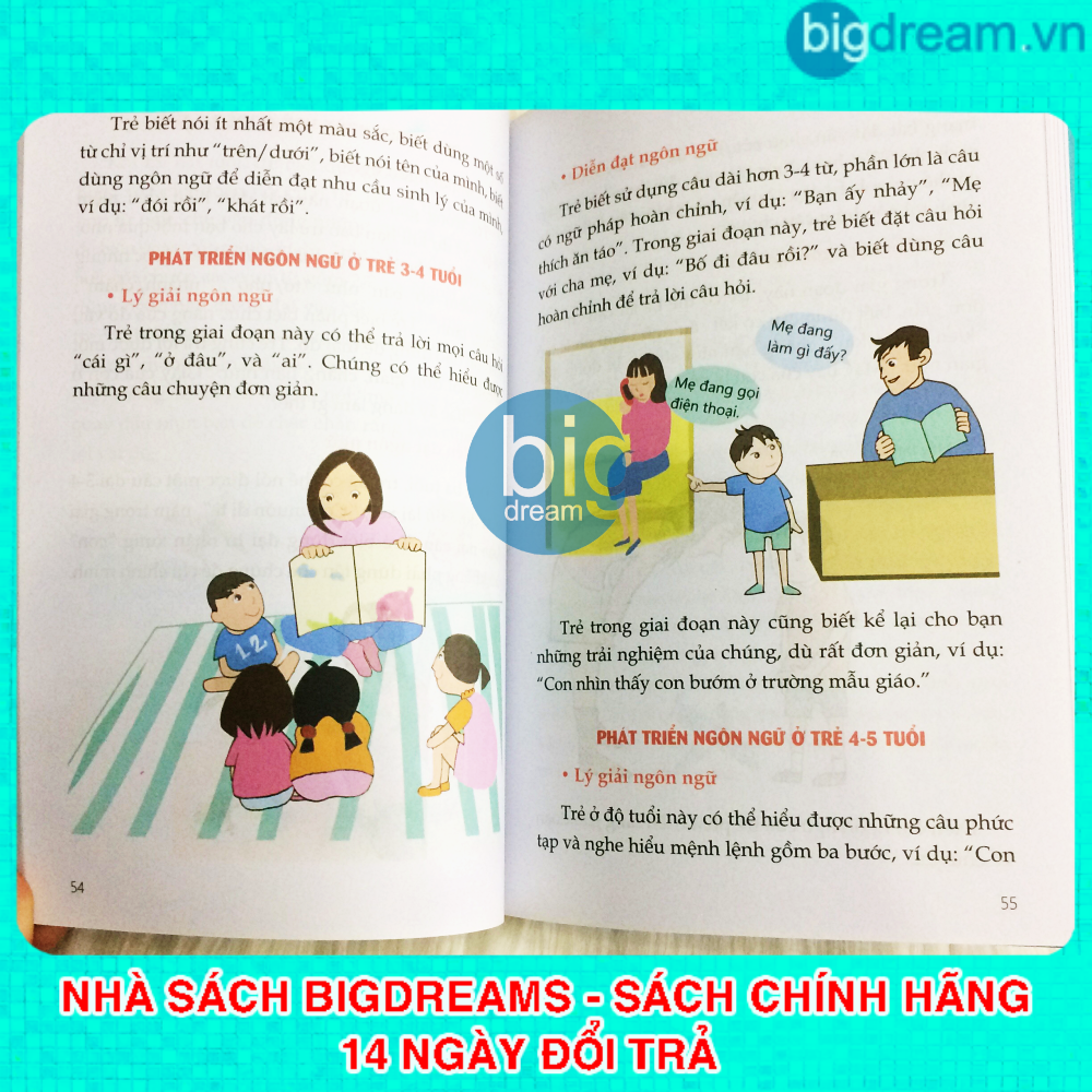 Dạy con học nói sớm - Phát triển tư duy ngôn ngữ tiềm thức cho bé chậm nói sách cho bé tập nói