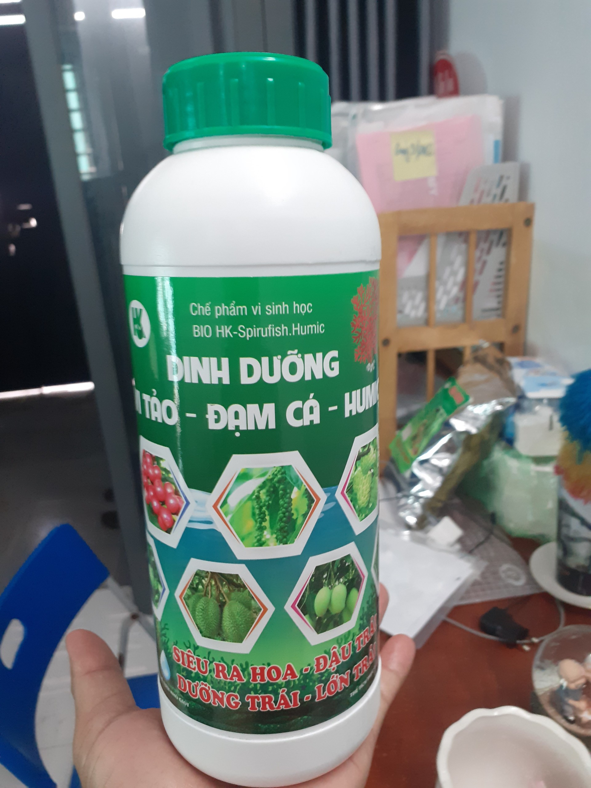 *** Chế phẩm sinh học vi tảo – đạm cá- humic siêu ra hoa-đậu trái ***