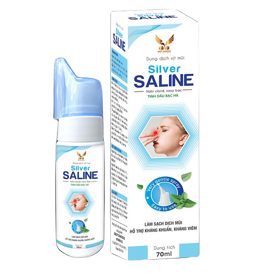 Dung dịch vệ sinh mũi Silver Saline Chai 70ml