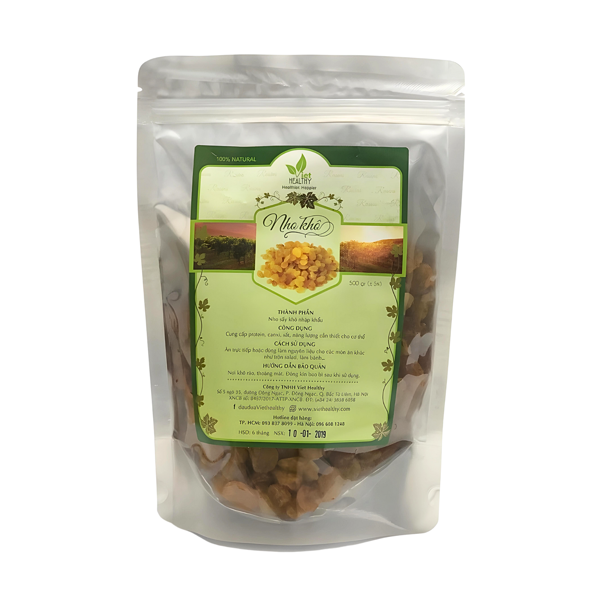Nho khô Raisin Chile 500g