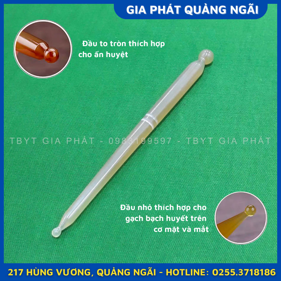 CÂY GẠCH BẠCH HUYẾT DIỆN CHẨN MÁT XA, DAY ẤN HUYỆT LÀM ĐẸP DA MH827