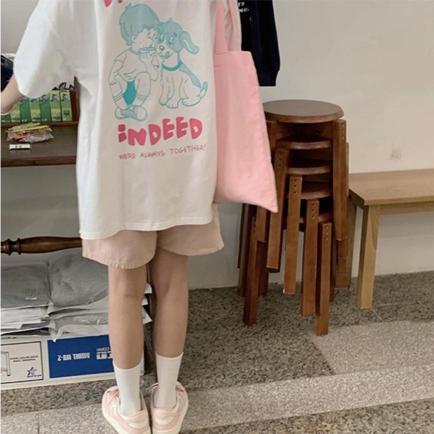 Set Thun Friend Indeed -Bộ đồ áo phông form rộng kèm short suông