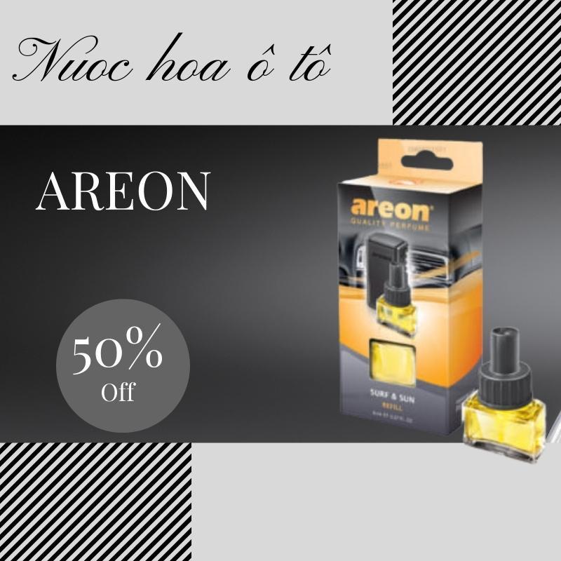 Nước Hoa Kẹp Cửa Gió Điều Hoà Ô Tô Areon Sang Trọng, Quý Phái, Tinh Dầu Thơm Dùng Cho Xe Ô Tô.