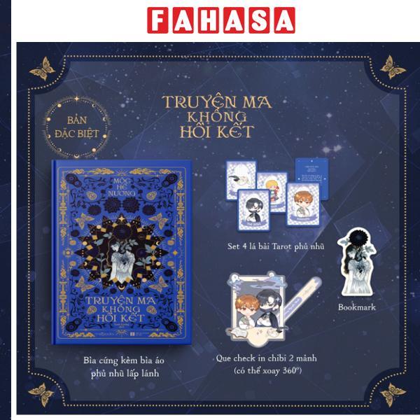 Sách - Truyện Ma Không Hồi Kết (Tái Bản 2025) - Bản Đặc Biệt - Bìa Cứng - Tặng Kèm Bookmark Cán Màng Lụa Ánh Ngọc Trai + Set 4 Lá Bài Tarot + Que Check-In Chibi