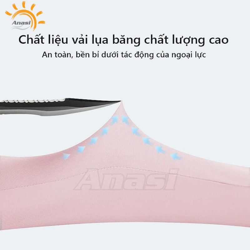 Khẩu trang băng lụa chống nắng cao cấp Anasi SA70 - khẩu trang nam nữ, chống tia UV, chống bụi, UPF50+