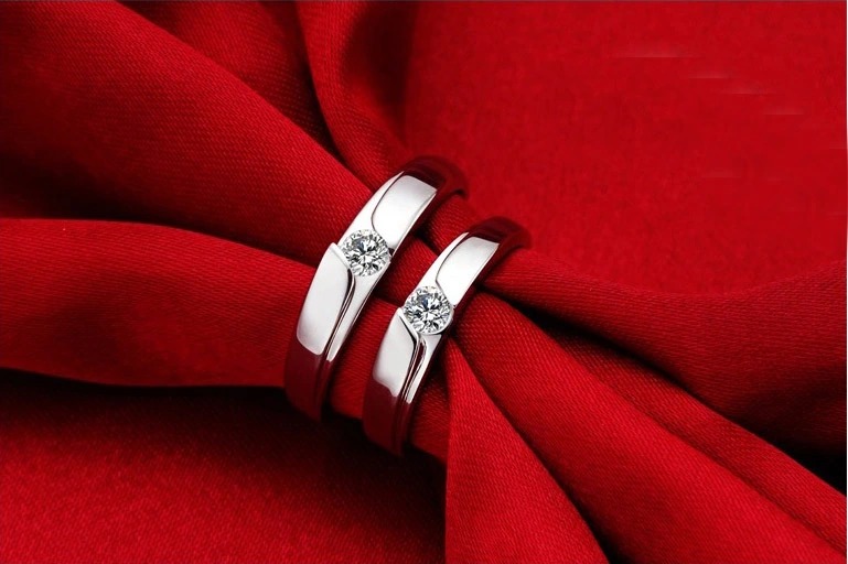 Nhẫn Nữ Bạc Kiểu Hàn Quốc Đẹp Nữ Tính Tinh Tế BẠC HIỂU MINH NU239