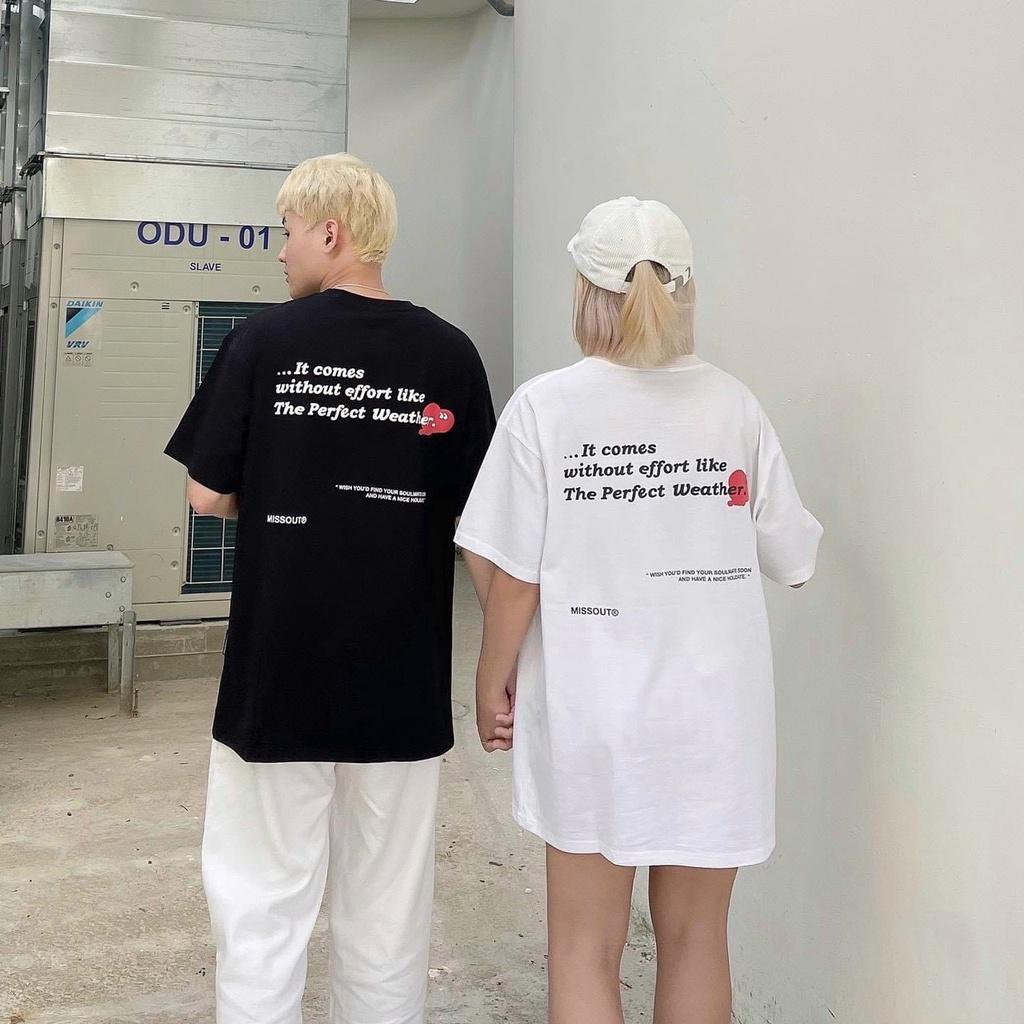 Áo Thun Local Brand Missout Nam Nữ Tay Lỡ Cotton Oversize Unisex Full Mạc