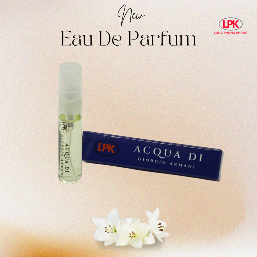 Nước Hoa Nam Cao Cấp AQUA DI 5ml & 50mL LPK Eau De Parfum Chính Hãng