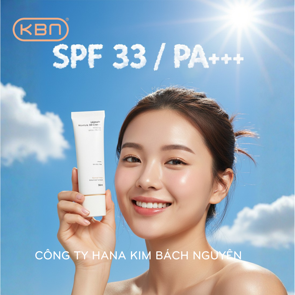 [KHUYẾN MÃI] Kem Chống Nắng Nâng Tông Kiềm Dầu Ultimate Moisture BB Cream SPF 33 PA +++ 50ml