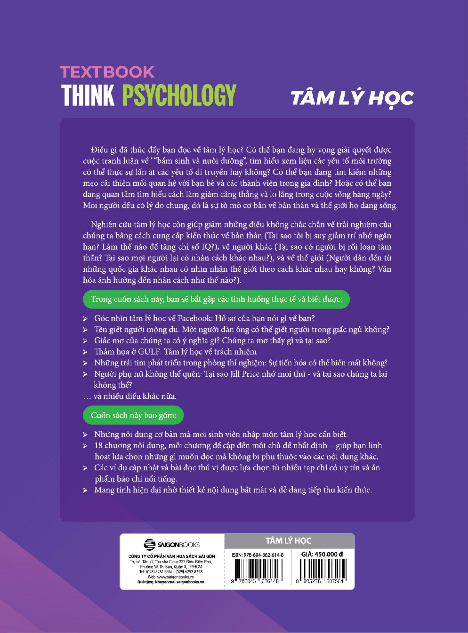 Tâm Lý Học - Think Psychology - Text Book