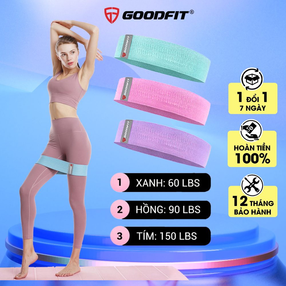 Dây Tập Gym Tập Mông Mini Band Goodfit GF914MB