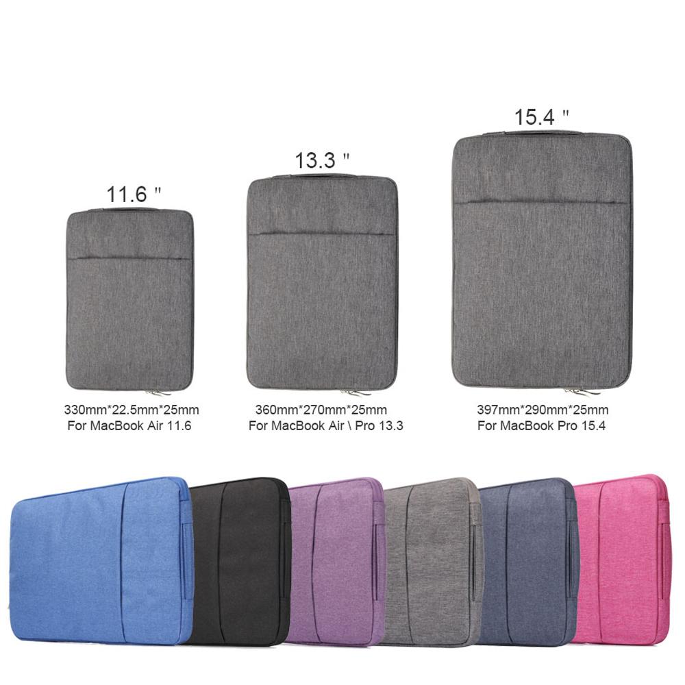 15.6 16 13.3 Inch Đa Chức Năng Túi Đựng Laptop MacBook Lenovo Xiaomi Samsung Huawei Chống Nước Xách Tay Hộp Dây Kéo Lưng tay Áo