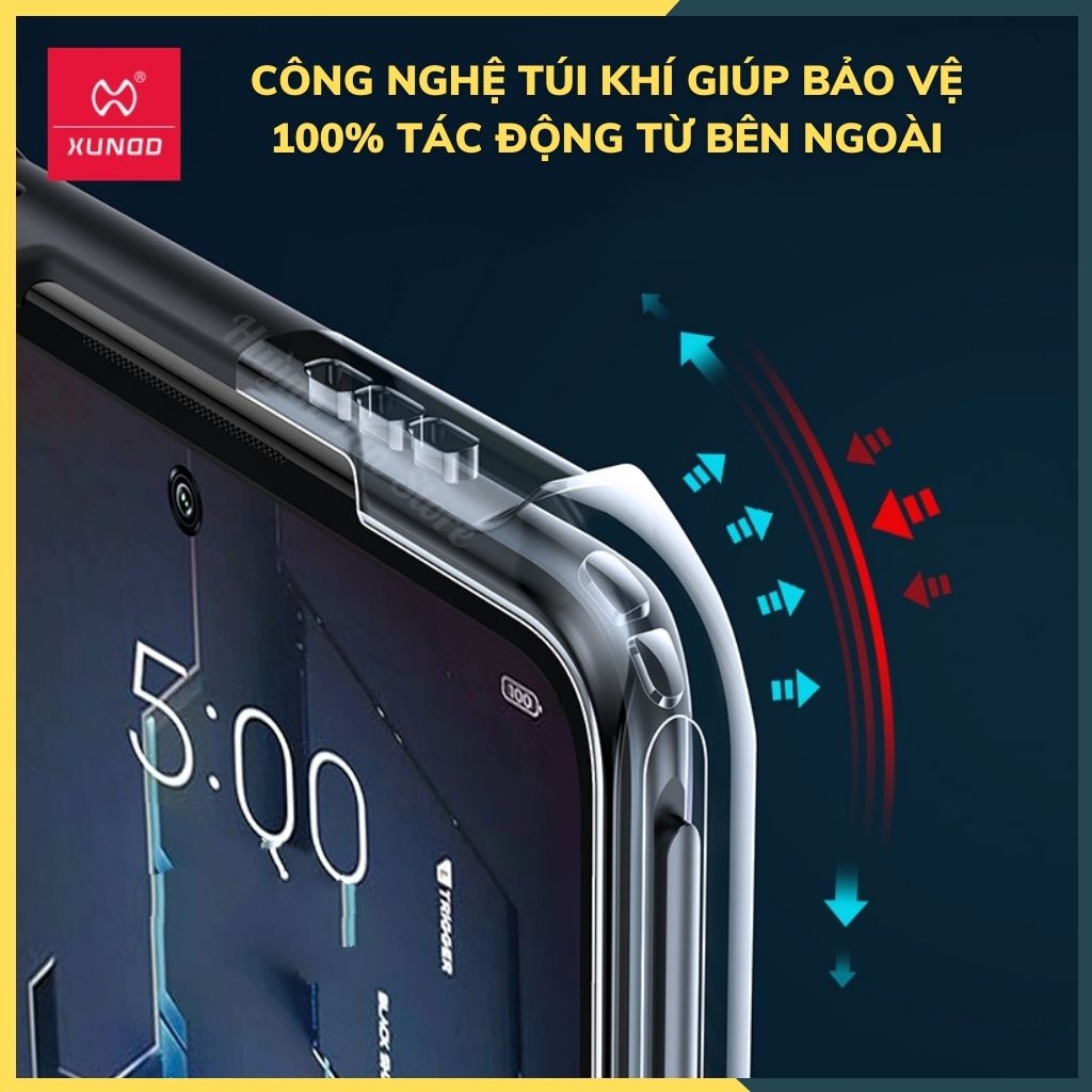 Ốp lưng chống sốc XUNDD cho black shark 5 pro bảo vệ camera - hàng nhập khẩu