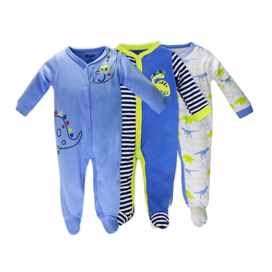 Combo 3 áo liền quần có tất cho bé trai