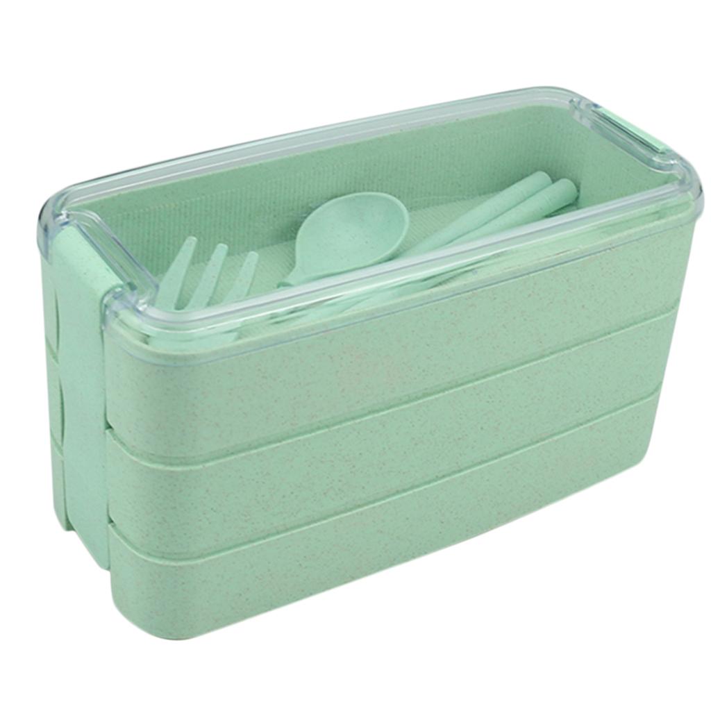 Bento Lunch Box 3 Layers Food Container Snack Lunchbox