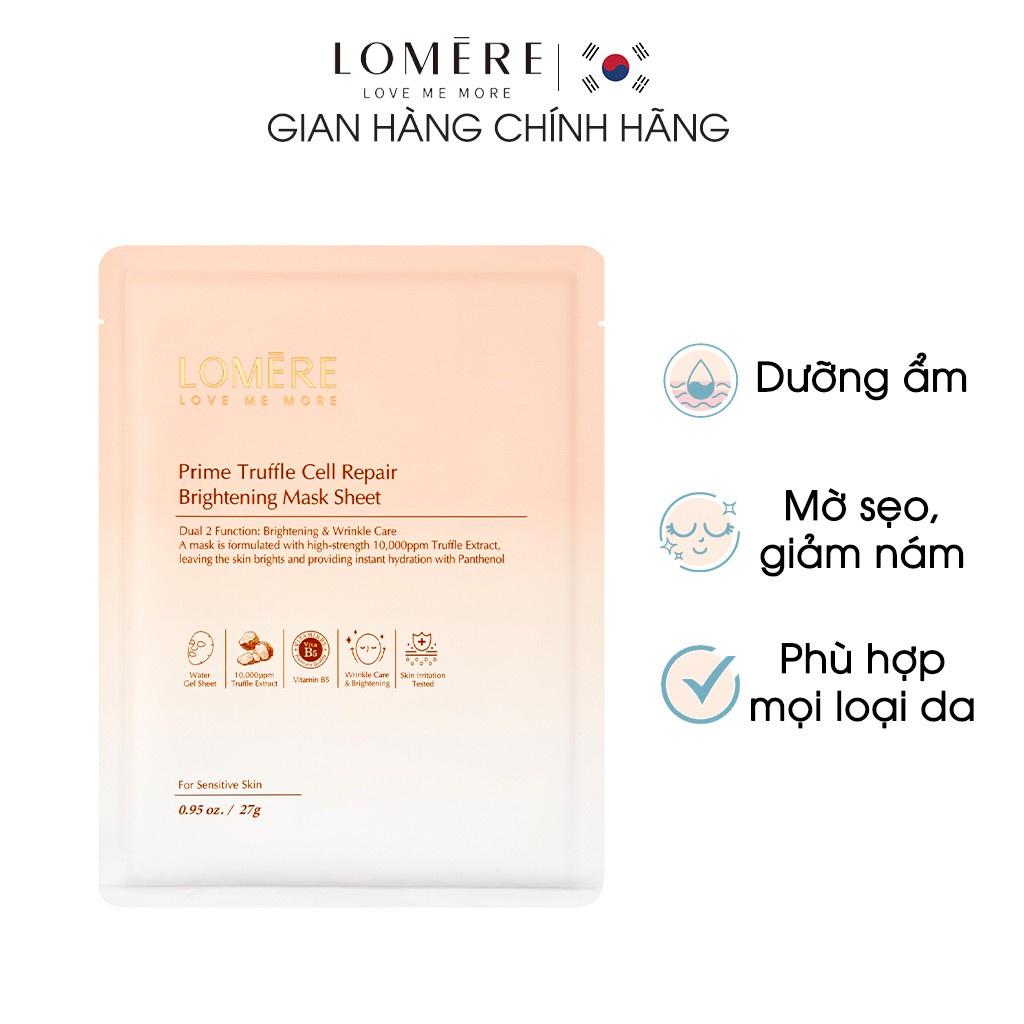 Mặt Nạ Dưỡng Trắng Da Siêu Cấp Ẩm LOMERE Prime Truffle Cell Cung Cấp Dưỡng Chất Thẩm Thấu Sâu Trong Da 27gr