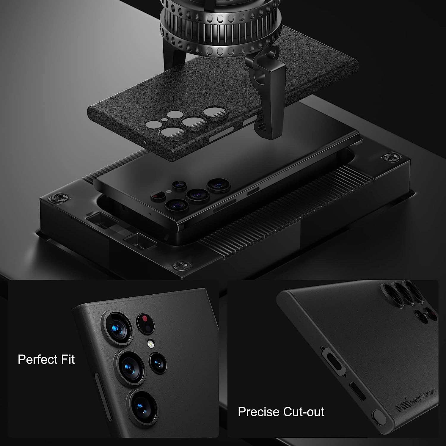 Ốp lưng nhám cho Samsung Galaxy S23 Ultra hiệu Memumi siêu mỏng 0.3mm có màng bảo vệ Camera - hàng nhập khẩu