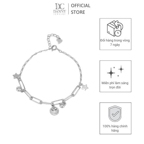 Lắc Bạc 925 Danny Jewelry Mắc Xích Đính Phụ Kiện LACY77/LACY107