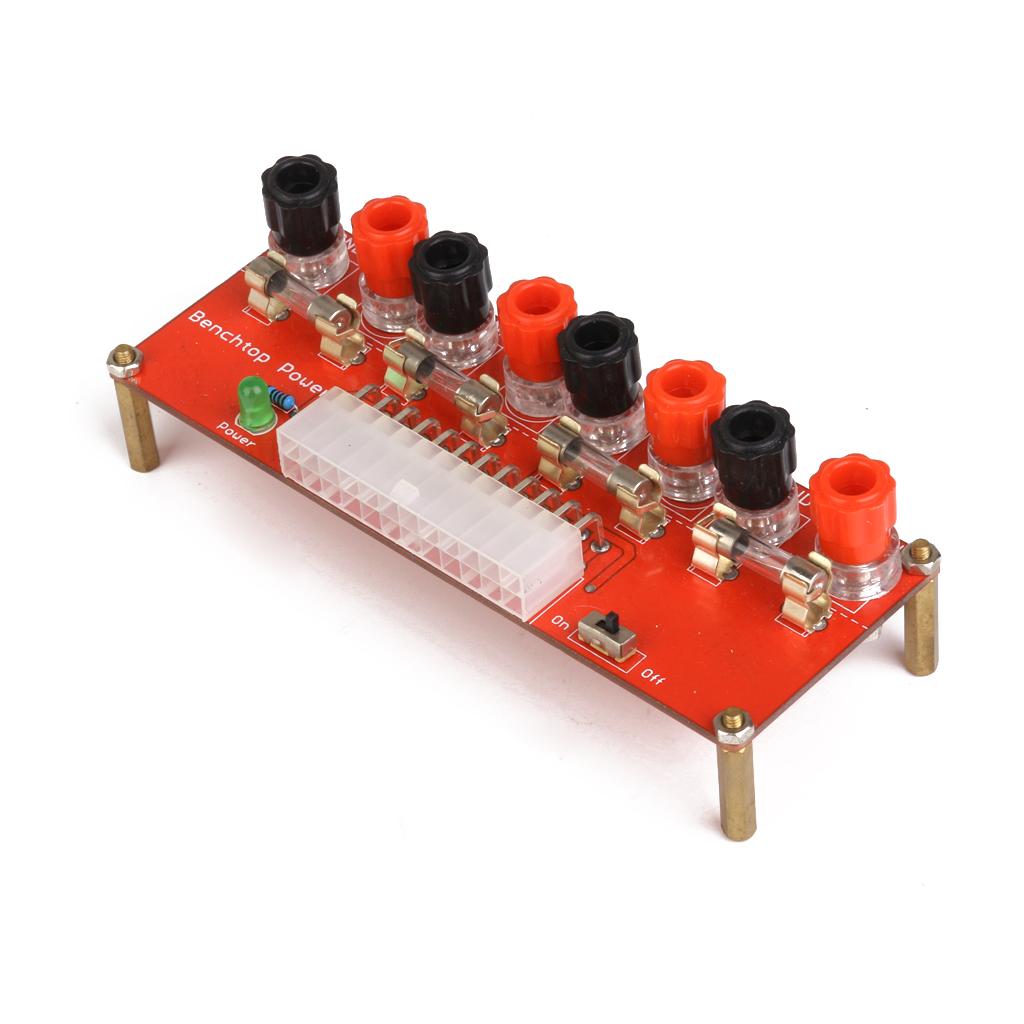 24Pin  Benchtop Power Board Computer Boot Adapter 12.8 X 4.8cm