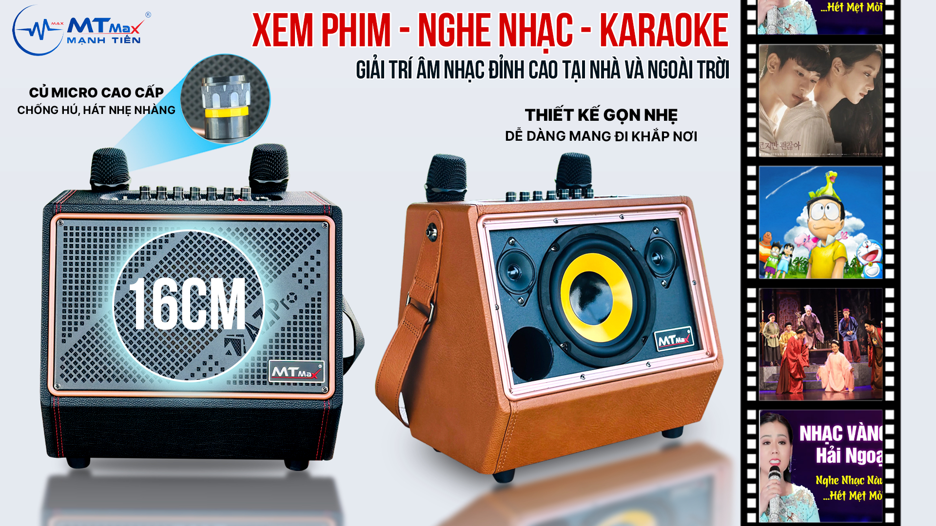 [ Hàng Chính Hãng ] Loa Xách Tay Azpro AZ369 - Công Suất Lớn 250W, Thiết Kế Nhỏ Gọn, 3 Loa 2 Đường Tiếng, Bass Căng 16cm, Âm Thanh Trong Trẻo, Bass Đánh Siêu Ấm, Bảo Hành 12 Tháng