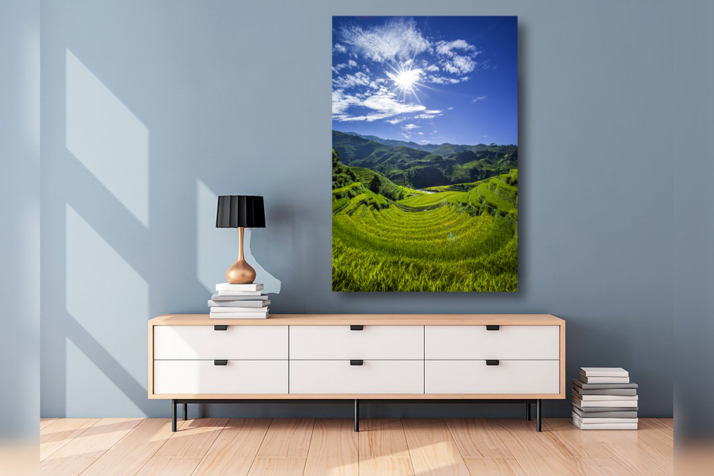 Tranh treo tường phong cảnh VIỆT NAM - In phun UV trên vải CANVAS bền màu bọc khung gỗ sang trọng.