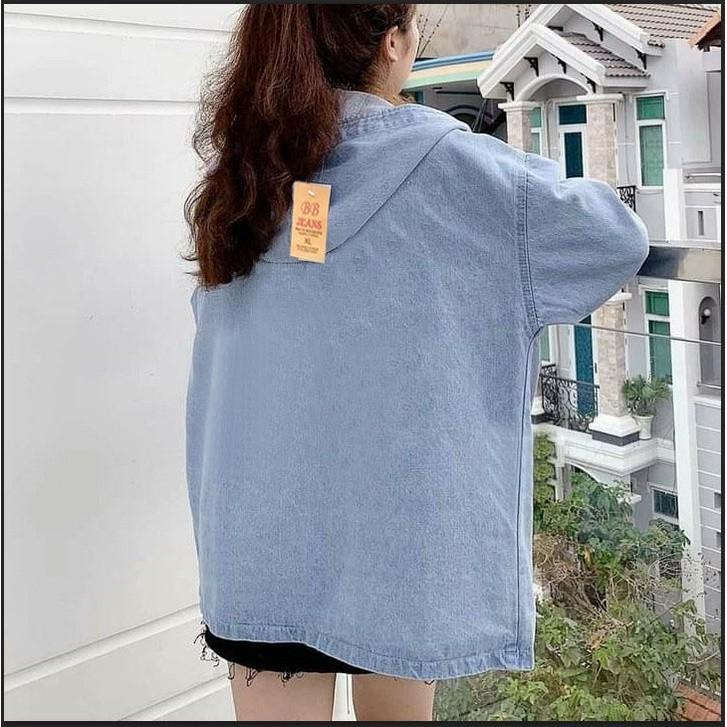 Áo khoác chống nắng trơn túi dọc mũ dễ thương nhiều màu lựa chọn-A3040 - Như hình