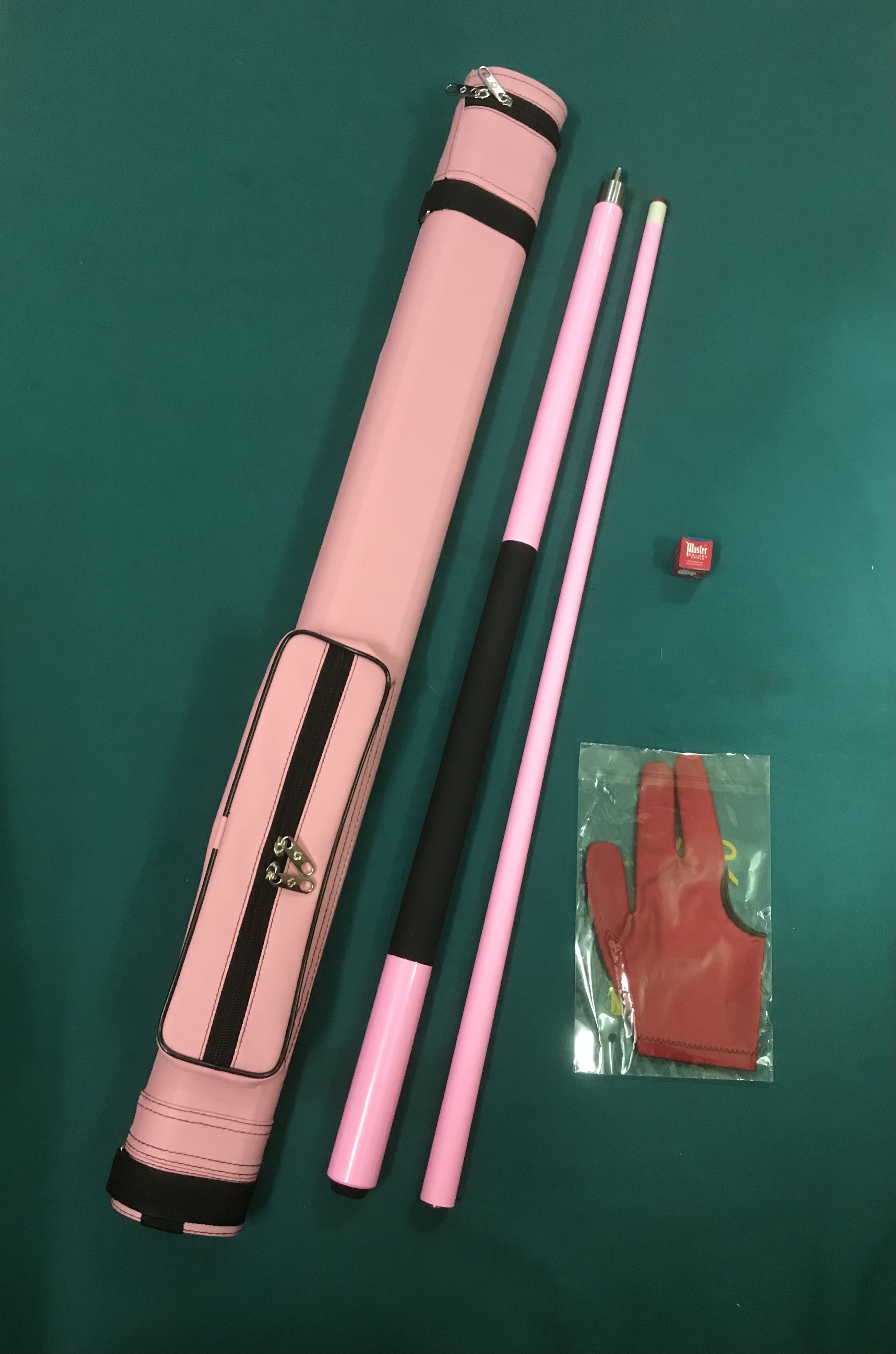 Cơ bida lỗ Custom Full Hồng BP1