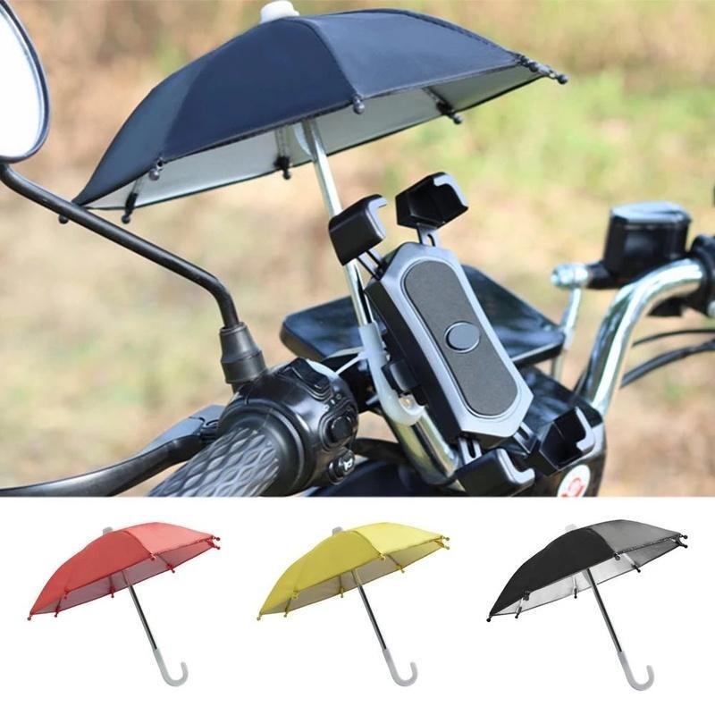 Phụ Kiện Dù Che Mưa Nắng Mini Chống Thấm Nước Lắp Giá Đỡ Điện Thoại Gắn Xe Máy, Xe Đạp