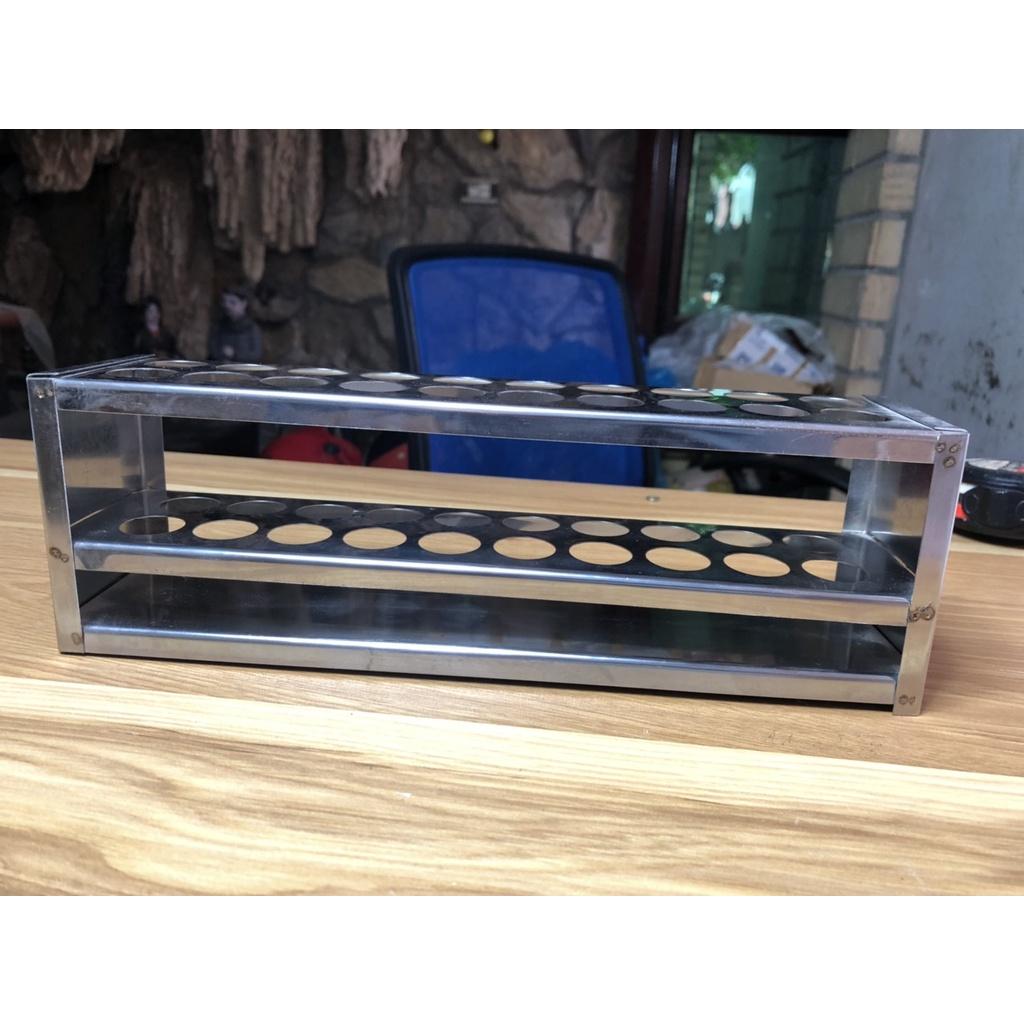 Giá đựng ống nghiệm, giá đựng Fancol bằng inox