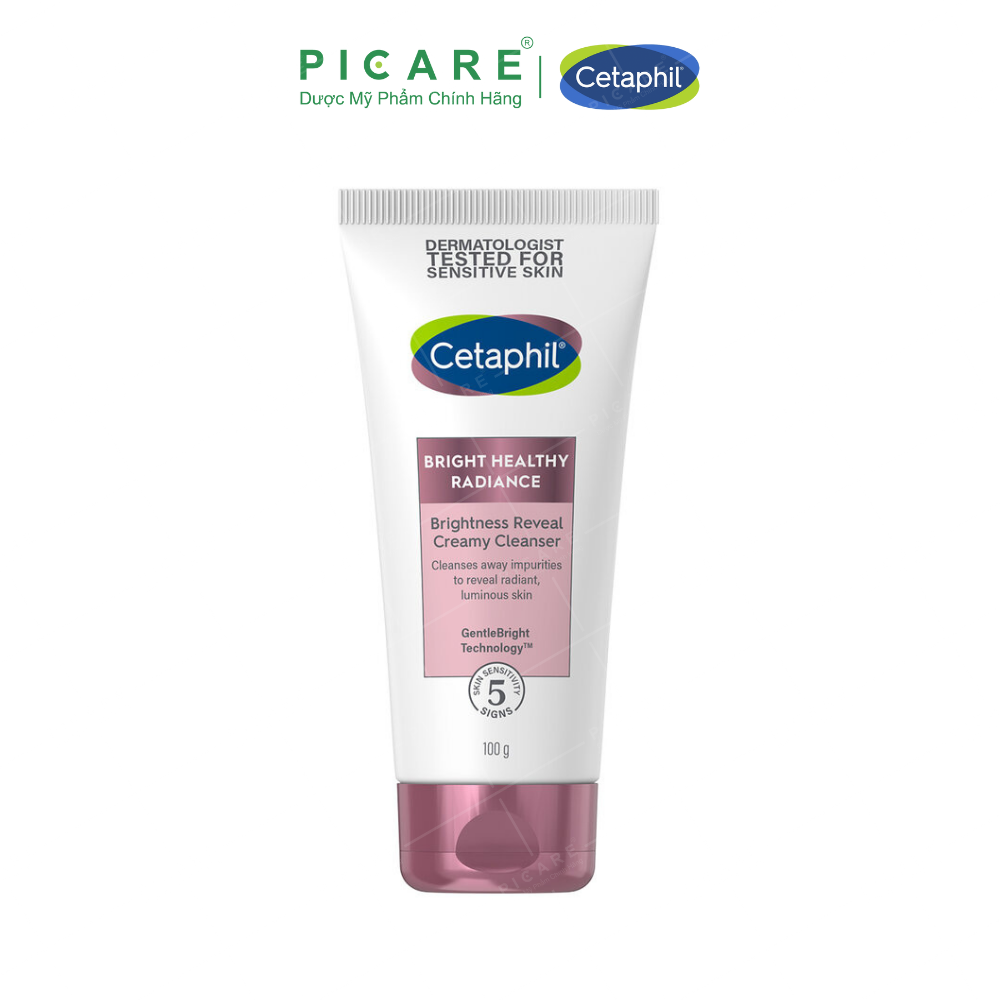 Sữa rửa mặt làm sáng da Cetaphil Bright Healthy Radiance Creamy Cleanser 100g