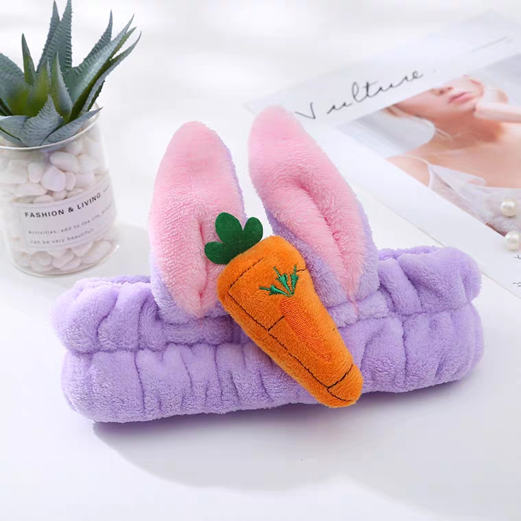 Băng đô tai thỏ cà rốt cực cute cho bạn gái