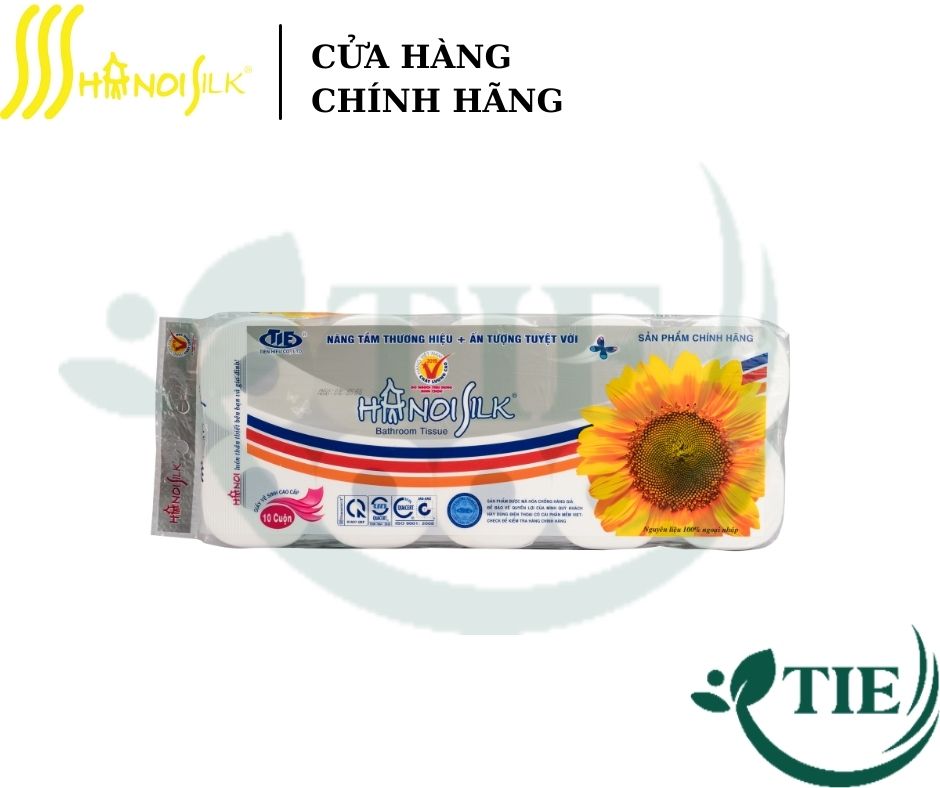 Giấy vệ sinh Hà Nội Silk 4 lớp cao cấp