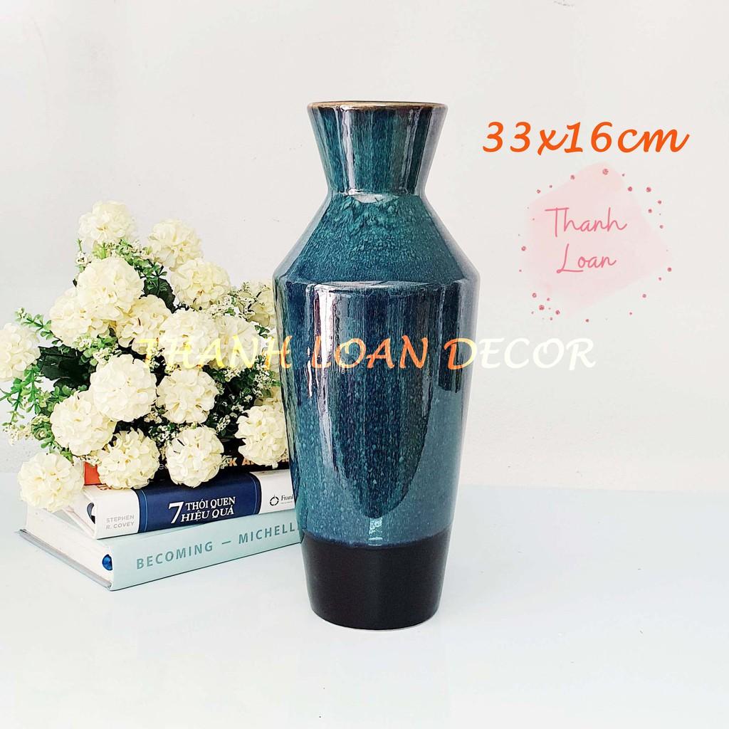 Lọ hoa đẹp men hỏa biến - Gốm sứ Bát Tràng - Decor trang trí phòng khách