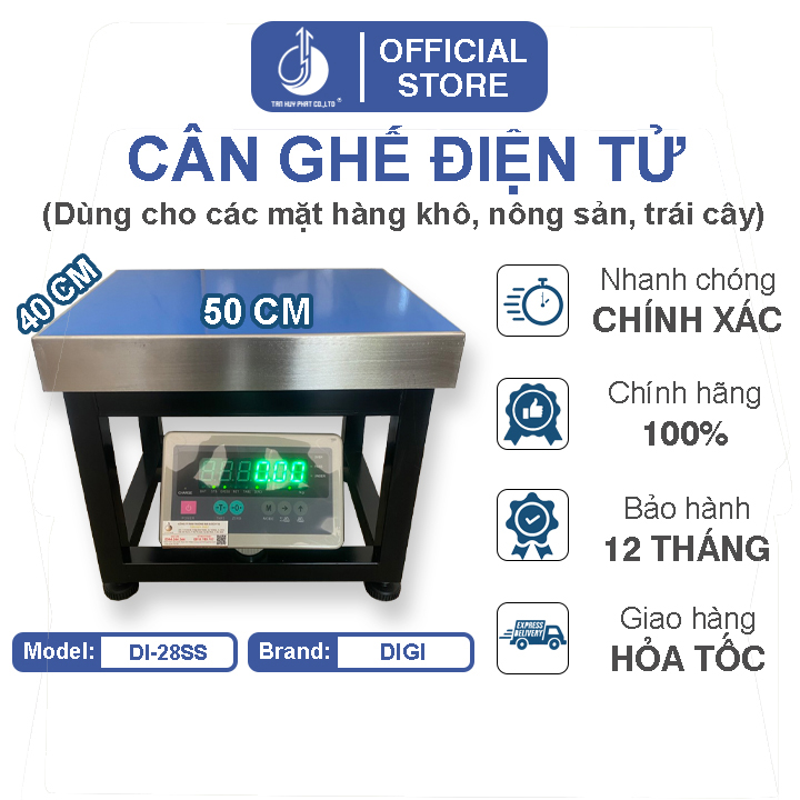 Cân Ghế Điện Tử DI28SS-40X50CM