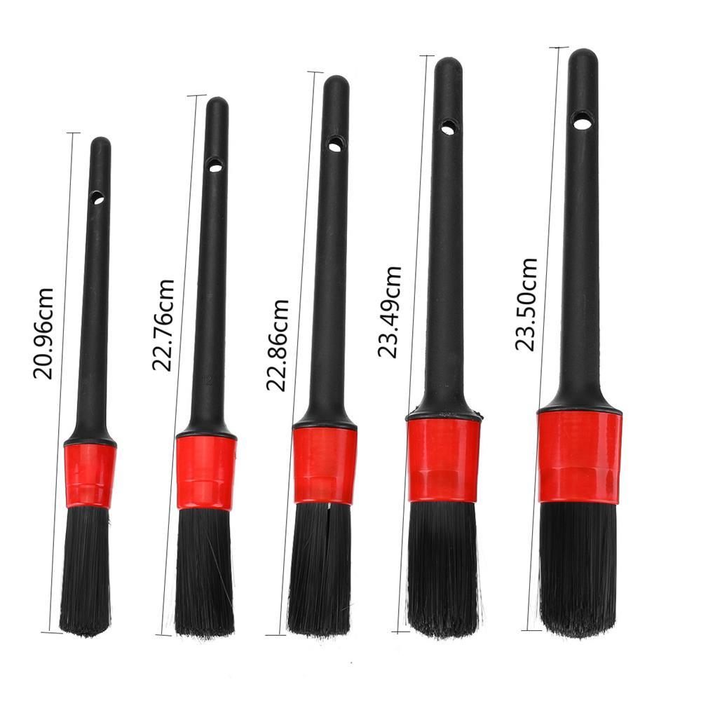 11 Pcs Car Cleaner Brush Set Including Premium Detail Brush,Wire Brush and Car Wash Mitt,Automotive Air Conditioner