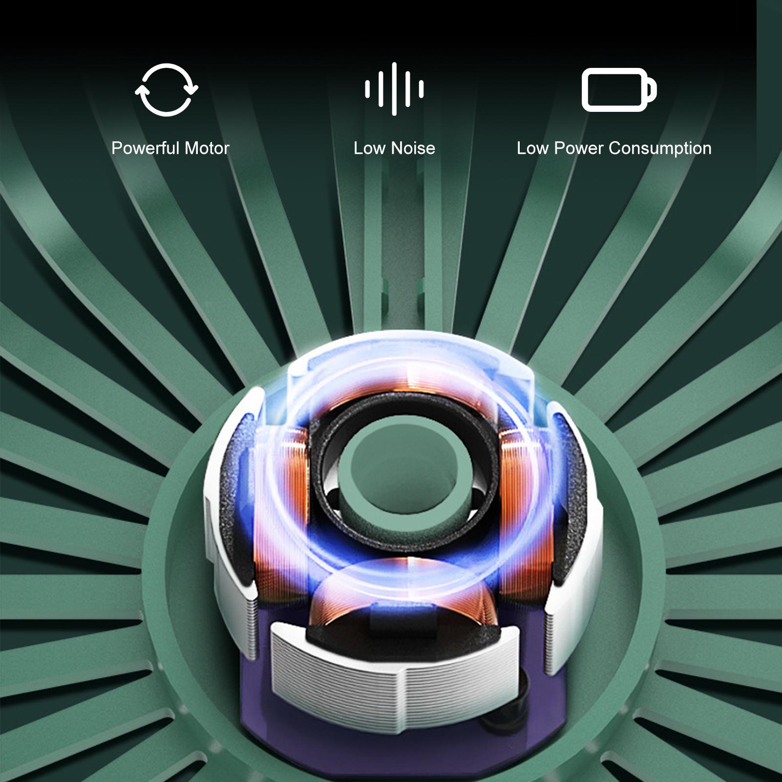 Quạt phun sương làm mát không khí để bàn cho cá nhân, gia đình - thiết kế nhỏ gọn, sạc USB, làm mát 3 tốc độ, êm ái