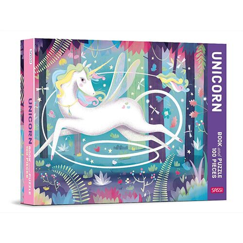 Unicorn Book And Puzzle