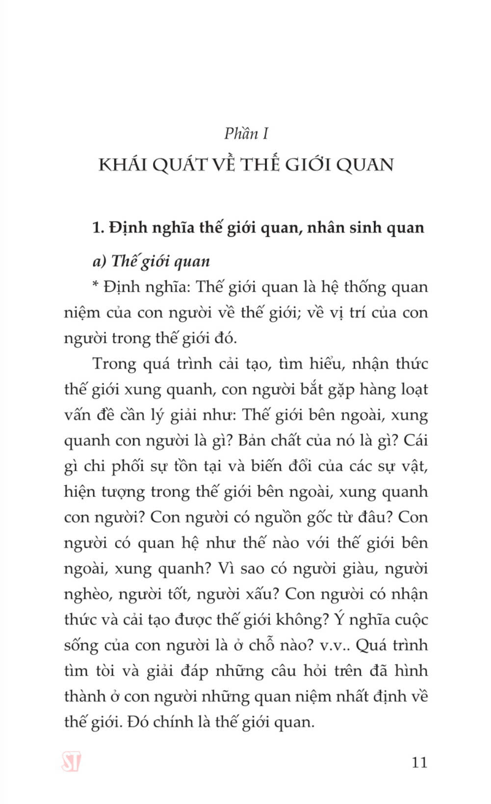 Thường thức về triết học Mác - Lênin. Quyển 1: Thế giới quan triết học duy vật biện chứng