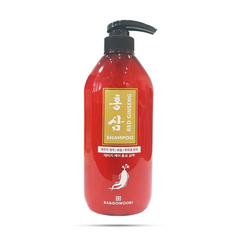 Bộ 3 Chai Dầu Gội Xả Chăm Sóc Tóc Chiết Xuất Hồng Sâm Ra&amp;Gowoori (500 ml/chai)