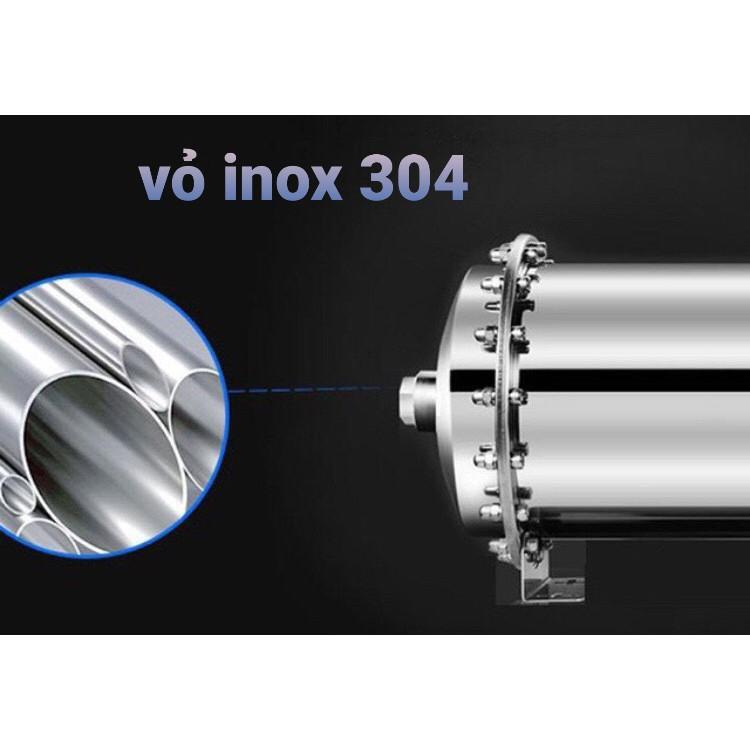 BỘ LỌC NƯỚC UF VỎ INOX CÔNG SUẤT 2000L/h
