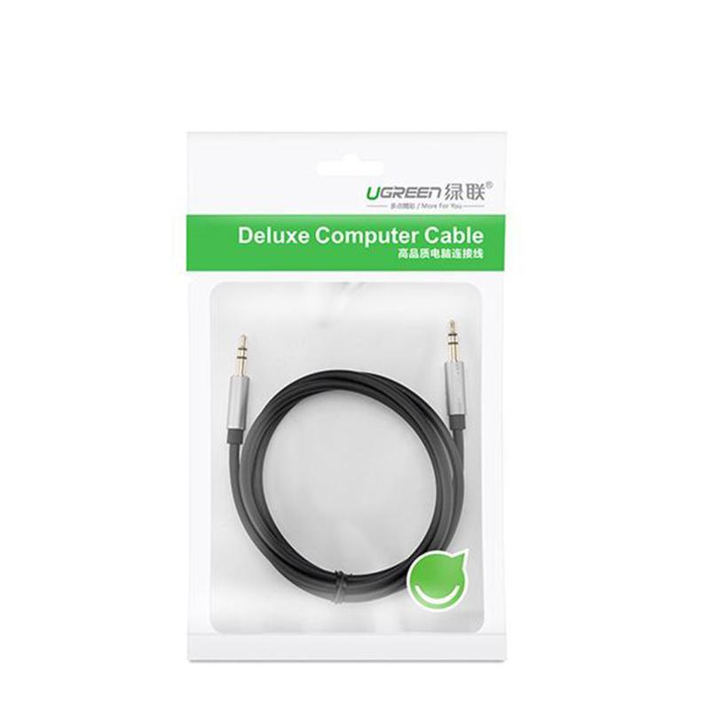 Cáp Audio 3.5mm (AUX) dài 0.5m Ugreen 10732 mạ vàng - Hàng chính hãng