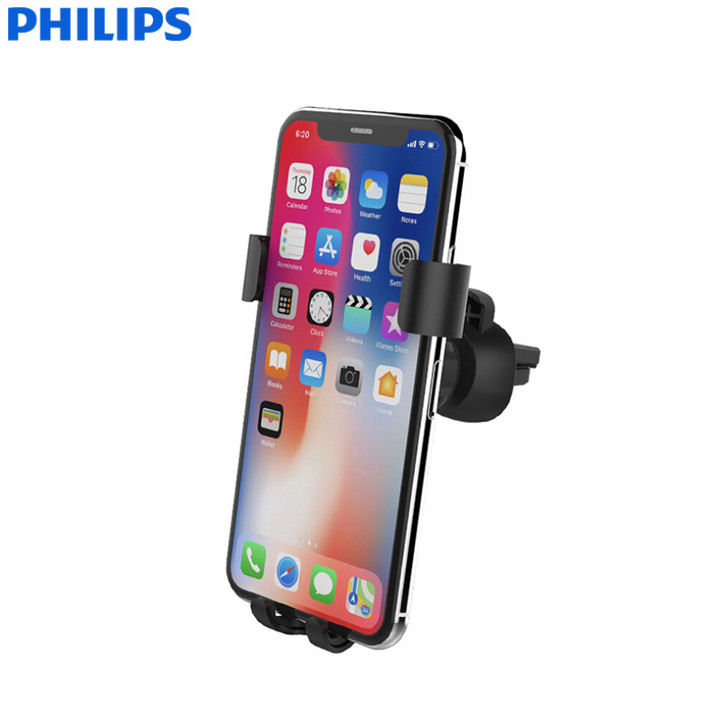 Giá đỡ điện thoại cao cấp Philips DLK3412N cài hốc gió trên ô tô - Hàng nhập khẩu